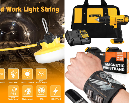 Pro-Grade Tools & Workspace Setup (Contractor's Top Picks) cover photo collage