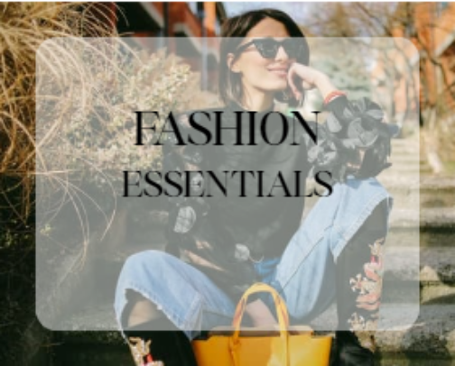 Women Fashion Essentials cover photo collage