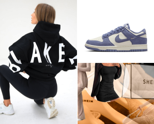 Clothing cover photo collage