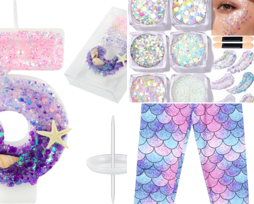 Everything you need for a Mermaid Party cover photo collage