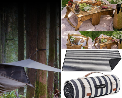 Gone Glamping cover photo collage