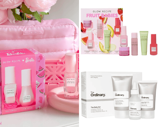 Skincare cover photo collage