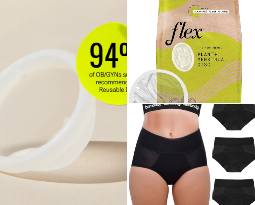 Menstruating Humans Only cover photo collage