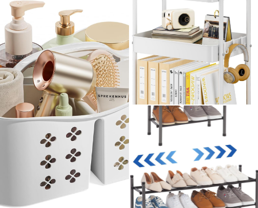 Amazon college dorm essentials cover photo collage
