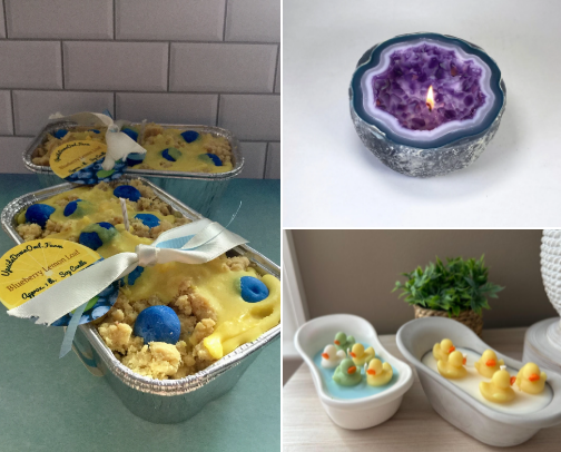 Creative Etsy Candles cover photo collage