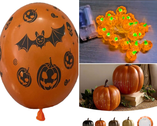 Home Decor: Home decor for fall + home decor for halloween. cover photo collage