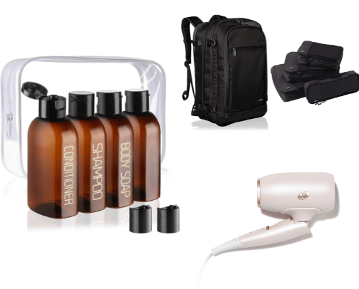 Travel essentials cover photo collage