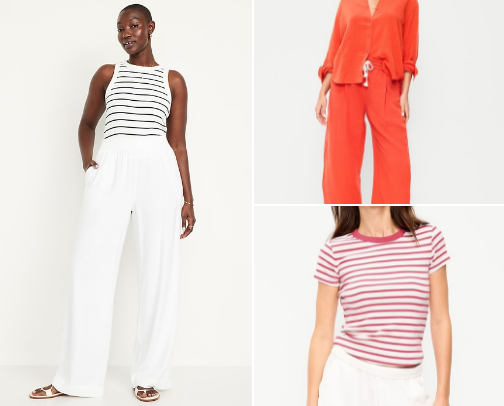 OLD NAVY SPRING BUMP FRIENDLY OUTFITS cover photo collage