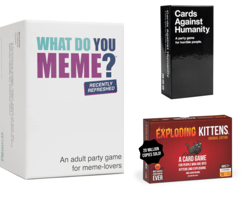 Adult Game Night Must-Haves cover photo collage
