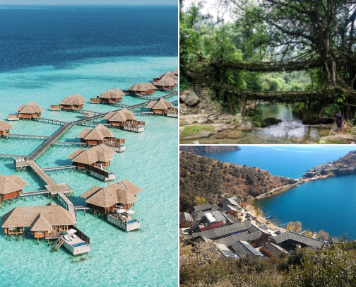 Beautiful Destinations cover photo collage