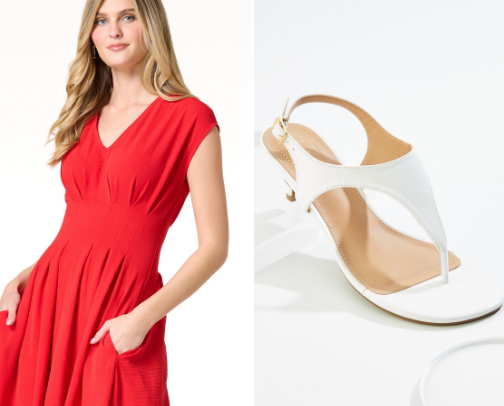 Lady In Red cover photo collage