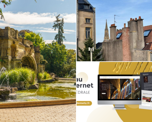 Hotels that could make the trip even nicer, Cathedral Views, Green Gardens & Relaxed City Days Metz, France cover photo collage