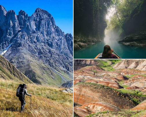 Epic Georgia Adventures 🌄✈️ cover photo collage