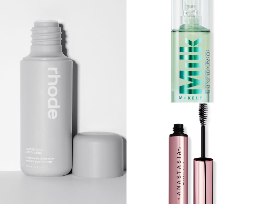 Glam makeup essentials cover photo collage