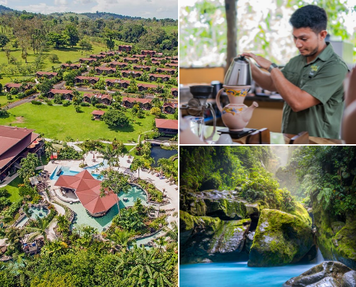 Honeymoon - destination Costa Rica cover photo collage