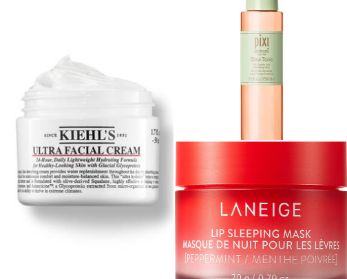 Skin care cover photo collage