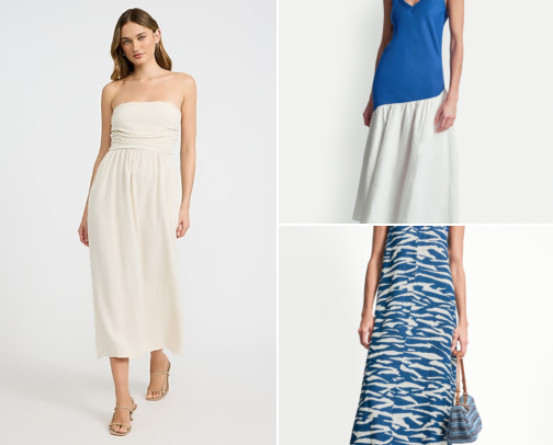 12 Affordable Linen Dresses for Effortless Summer Style cover photo collage