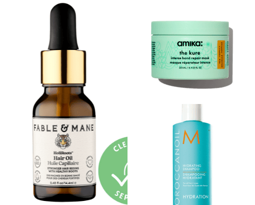 The best products for dry damaged hair cover photo collage