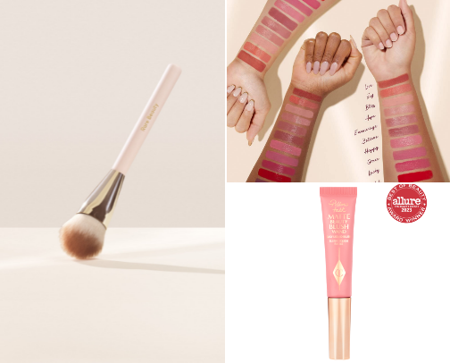 Blush cover photo collage