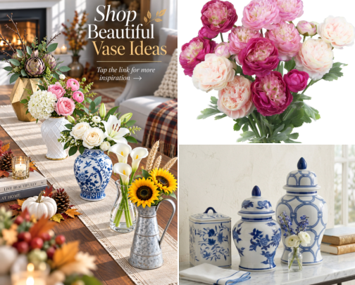 💐Vases & Floral Decor cover photo collage