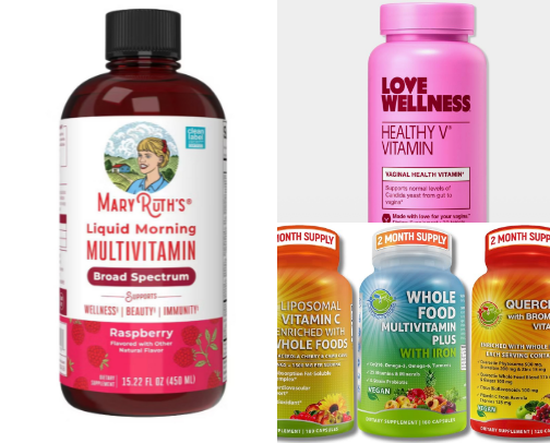 Supplemental Nutrition and vitamin cover photo collage