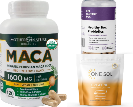 Vitamins and Supplements cover photo collage