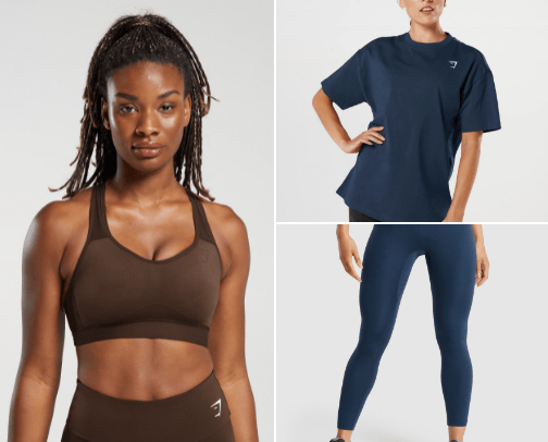 Gymshark 🏋🏽‍♀️ cover photo collage