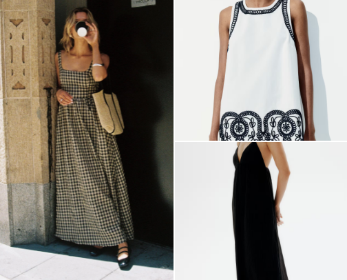 European summer outfit cover photo collage