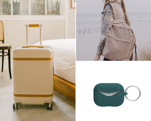 12 Eco-Friendly Luggage and Travel Essentials for the Conscious Jetsetter cover photo collage