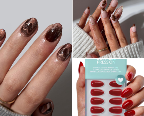Sweater Weather Nails That Hit Different cover photo collage