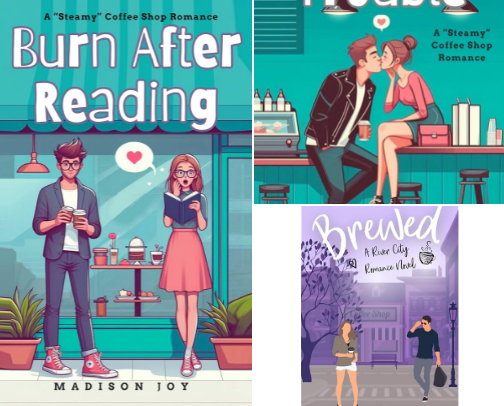 Read Free - Burn After Reading: A "Steamy" Coffee Shop Romantic Comedy (The Barista Series Book 1) picks cover photo collage