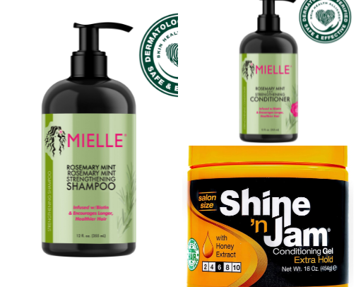Hair care cover photo collage