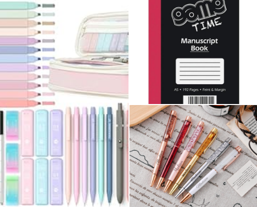 Office equipments cover photo collage