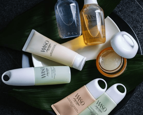 SHISEIDO skincare cover photo collage