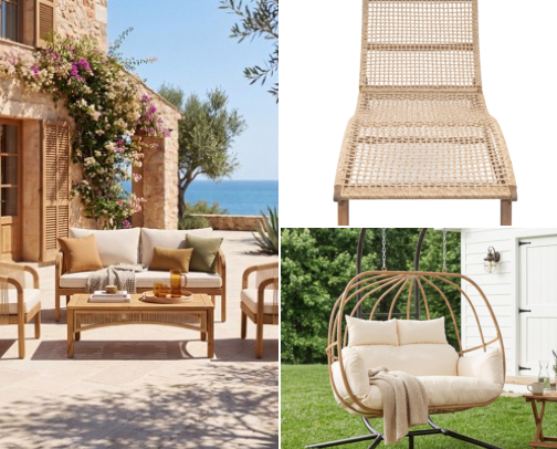 Cozy backyard 🏡🌞 cover photo collage