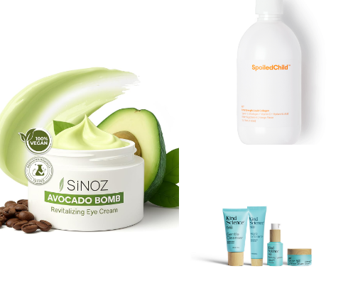 Getting older doesn’t mean we have to look it! Loving my products. Loving my skin. cover photo collage