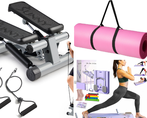 Only got 30 minutes? These are the must-have products that make working out at home actually effective! cover photo collage