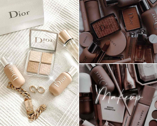 Makeup cover photo collage
