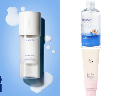 Skincare for dry skin🫧 cover photo collage