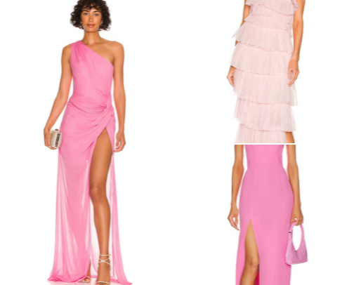 Pink + Powder & Pastel — The PERFECT Wedding Guest Dresses You'll Want to Rewear cover photo collage