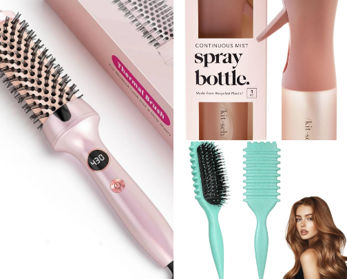 Hair must haves cover photo collage