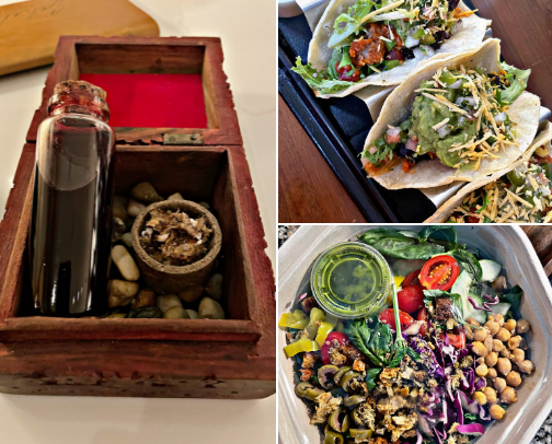 My favorite Vegan Dishes & Restaurants cover photo collage