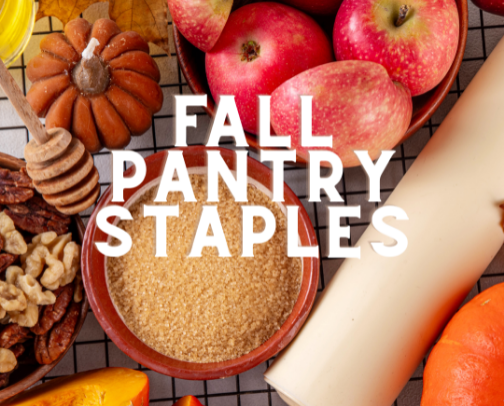 Fall Pantry Staples 🎃 cover photo collage