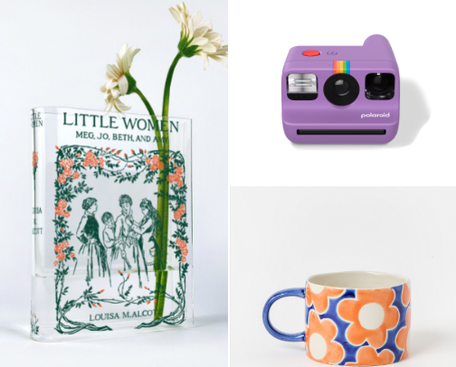 Colourful gifts for her cover photo collage