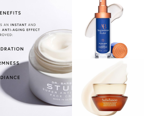 The Luxury Night Creams Everyone's Obsessed With: 15 Cult Anti-Aging Moisturizers Worth the Splurge cover photo collage