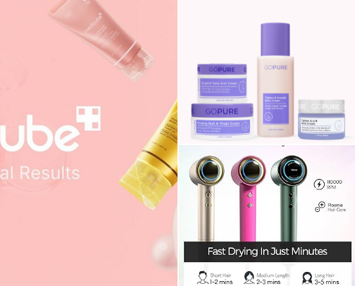 Skincare Favs cover photo collage