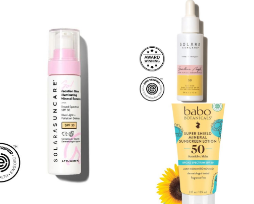 Nontoxic Sunscreen - EWG Verified cover photo collage