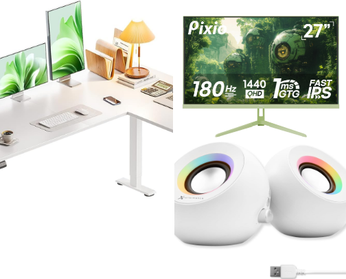My Girly Pc Setup Favss cover photo collage