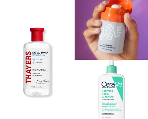 Oily/Acne Prone Skincare Holy Grails cover photo collage