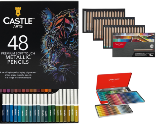 My favourite art supplies cover photo collage